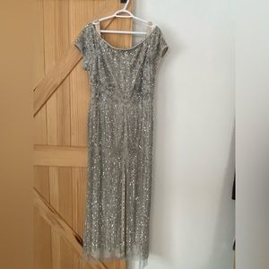 Plus Size Embellished Off-The-Shoulder Gown (size 18)